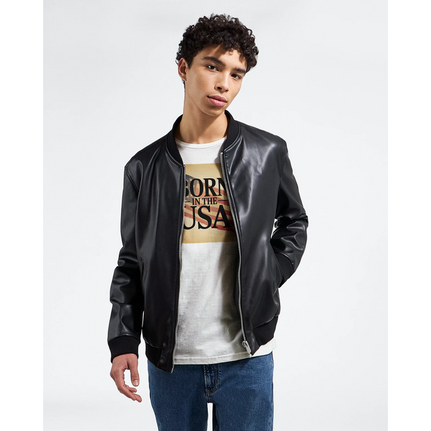 Iconic patriotic music tee stamped with USA statement